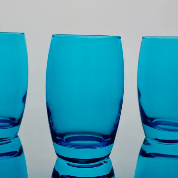 Water Glass Blue