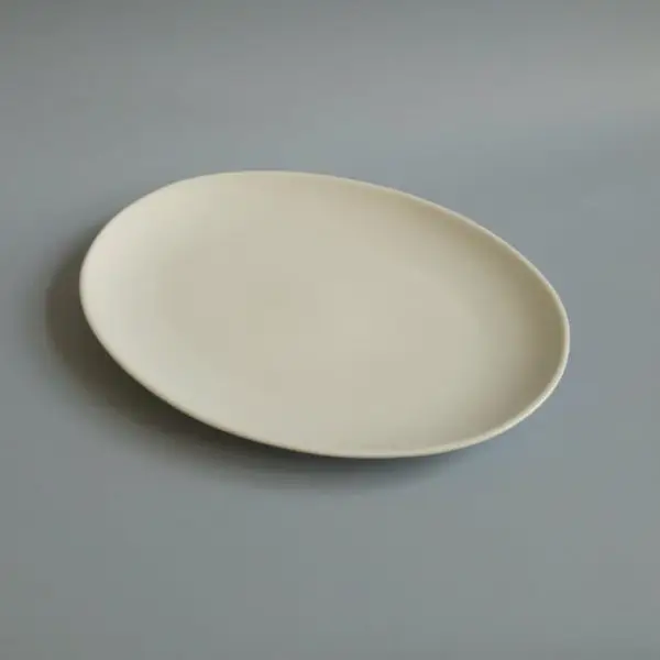 White Oval Platter: 40cm