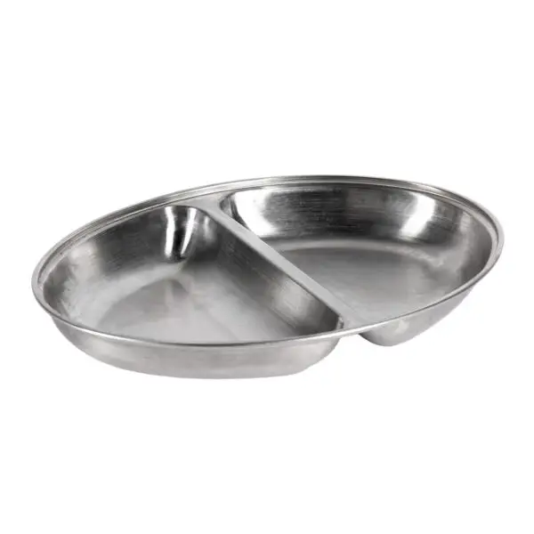 12'' Stainless Oval Split Dish