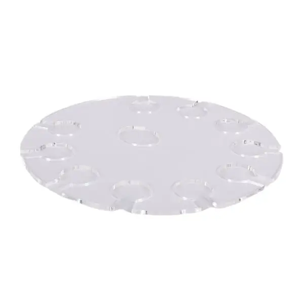 10 Glass Champagne Tray (Clear)